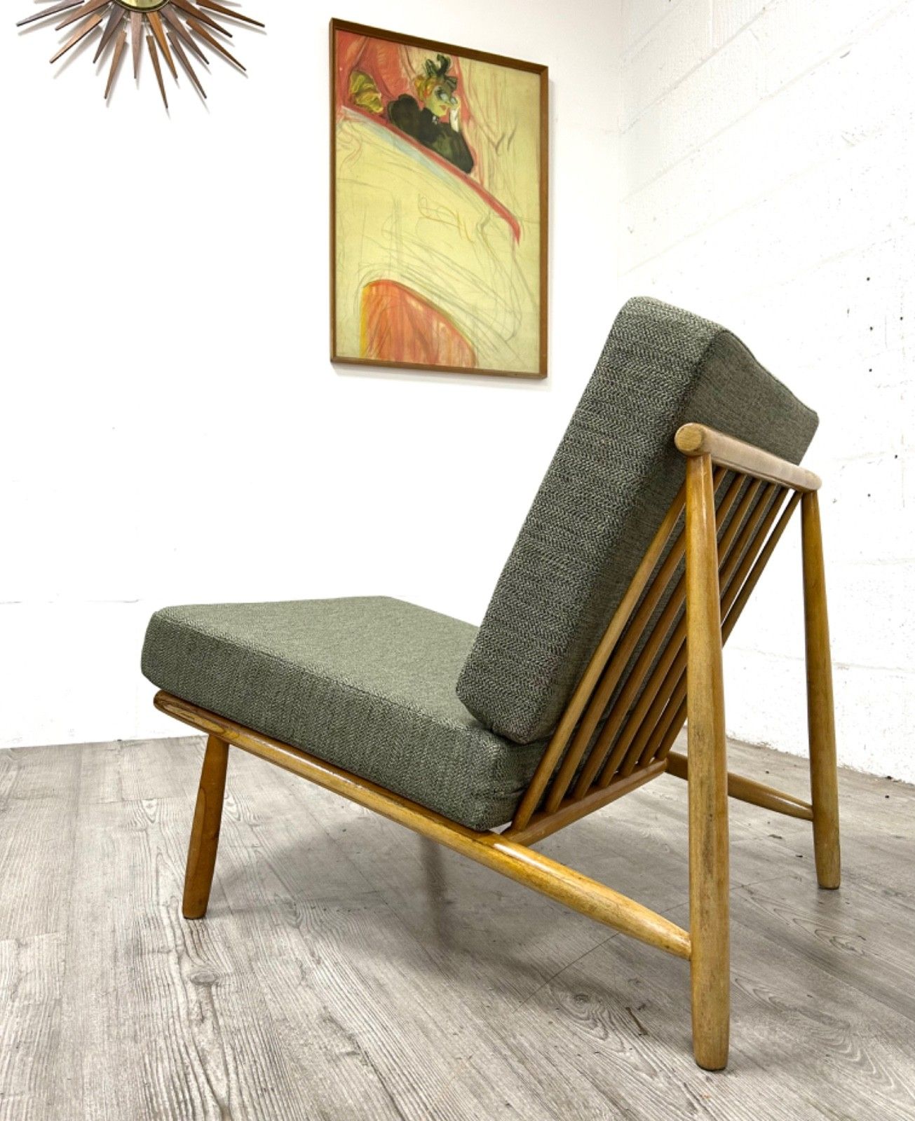 photo furniture An Early Swedish "Domus 1" Lounge Chair By Alf Svensson For Dux 1950 / 1960s