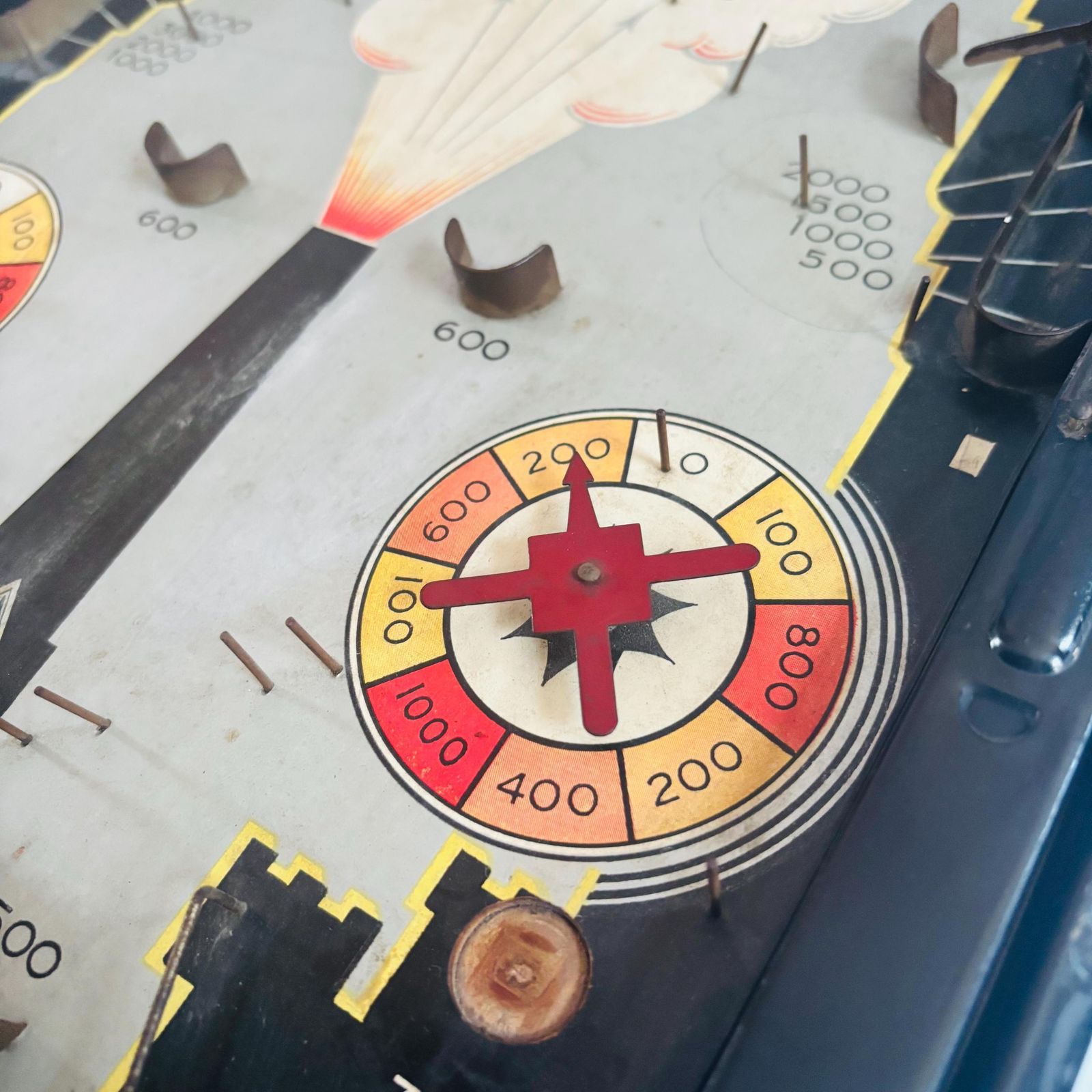 Vintage 1950s Gotham Big Shot Bagatelle Game – Collectible Pinball Toy. photo buy