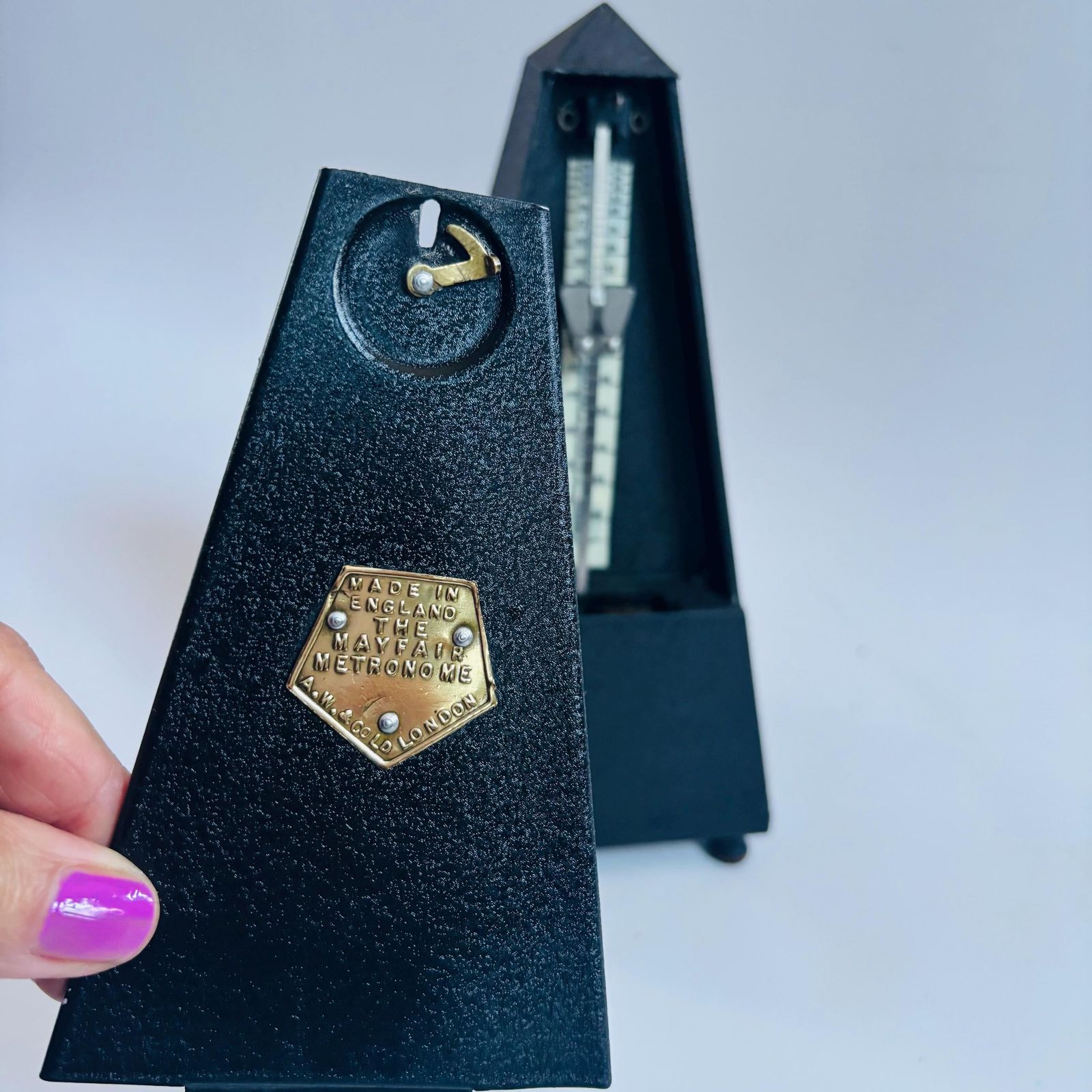 Antique 1930s Mayfair Metronome, A.W & Co, Made In England photo for sale