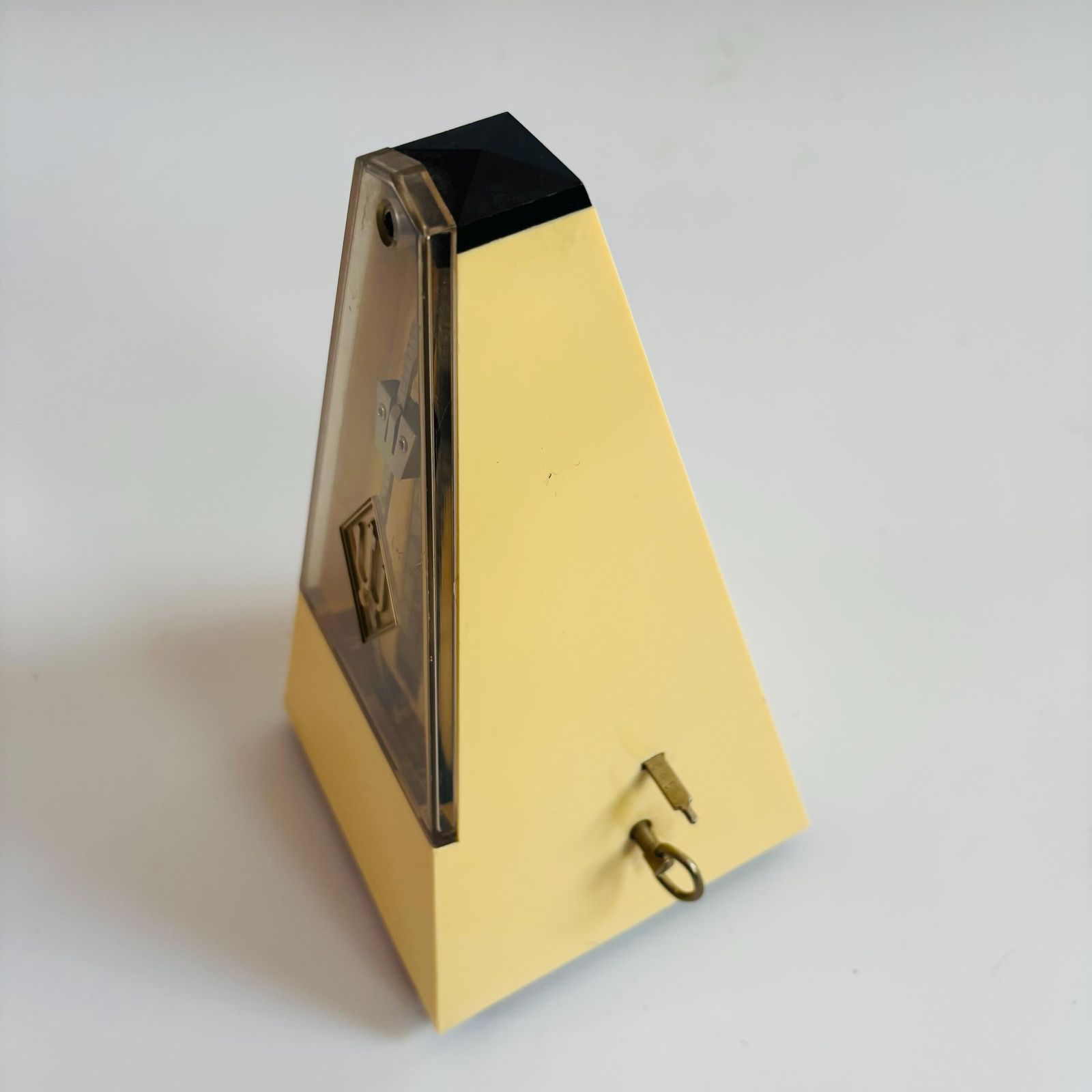 Vintage Wittner Metronome: Cream German Music Aid With Bell. photo 165.0