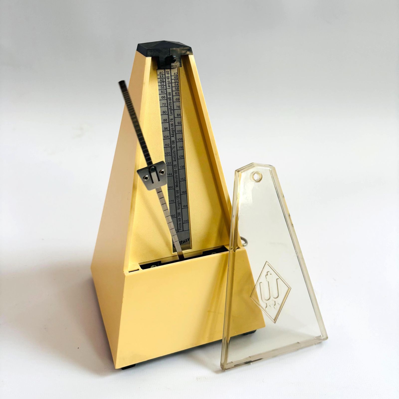 photo furniture Vintage Wittner Metronome: Cream German Music Aid With Bell.
