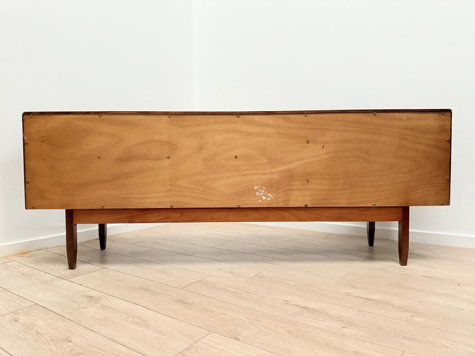 Mid Century Modern White & Newton Sideboard Delivery Available 0099. photo Furniture