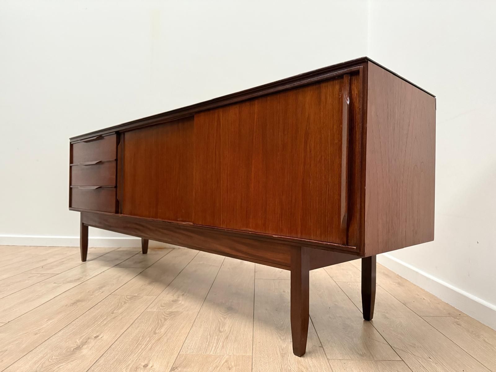 Mid Century Modern White & Newton Sideboard Delivery Available 0099.