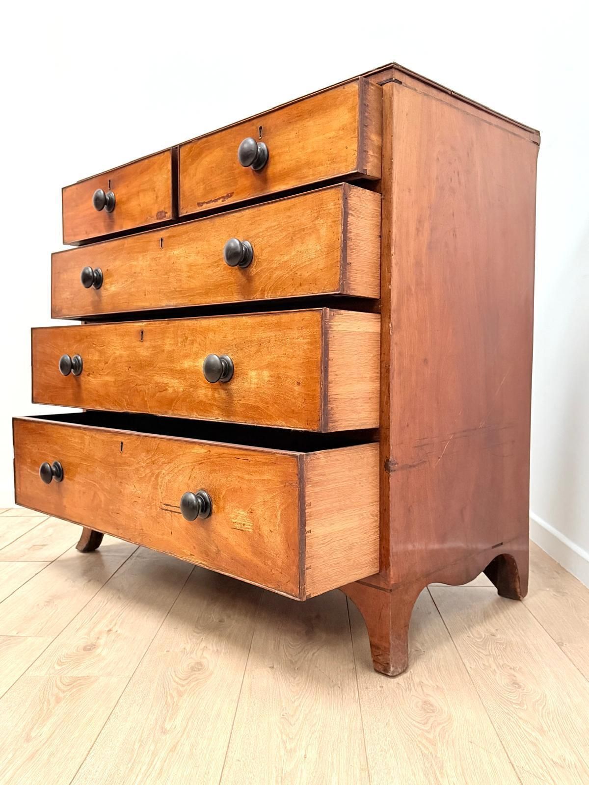 Great Looking High Quality George IV Chest Of Drawers   Delivery Available 0134.
