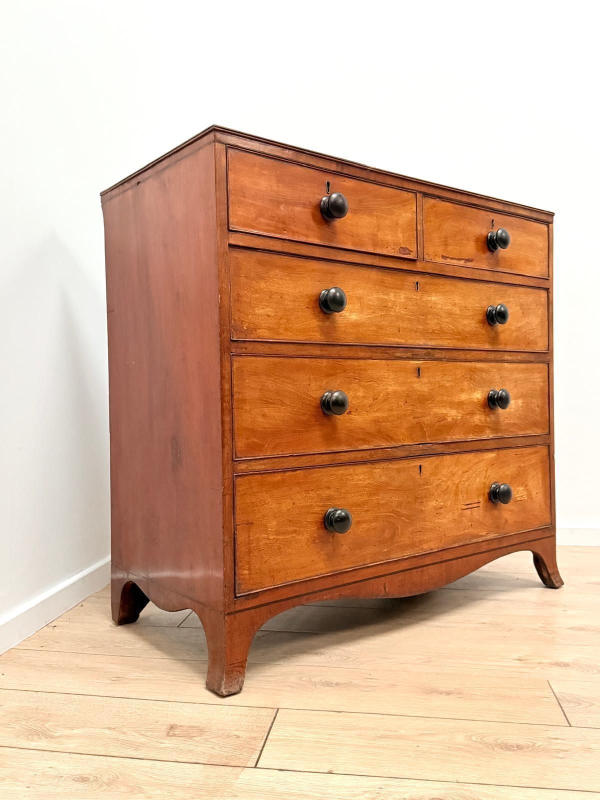 Great Looking High Quality George IV Chest Of Drawers   Delivery Available 0134. photo for sale