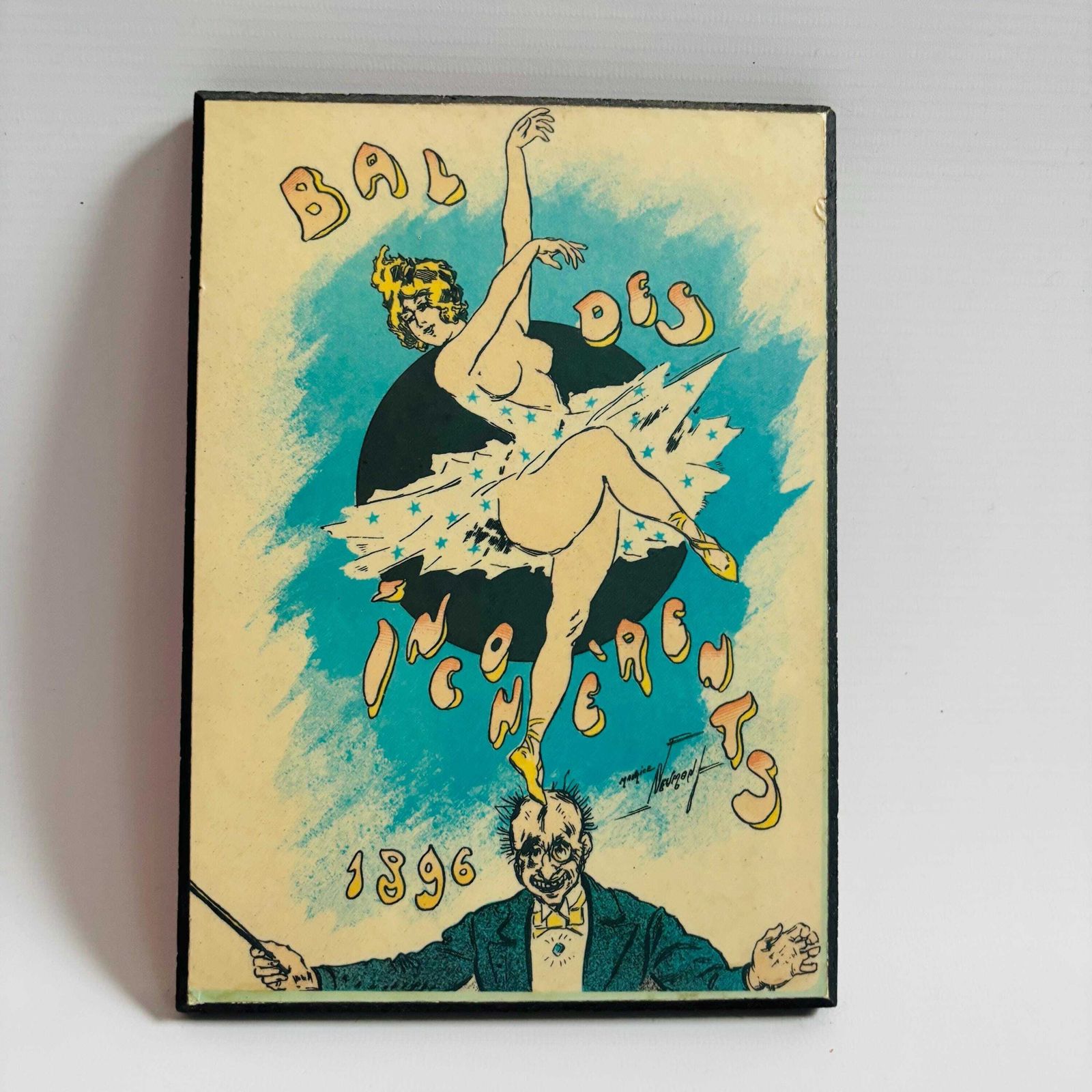 photo for sale Art Nouveau Cabaret Lithograph: Bal Des Incohèrents, Maurice Neumont