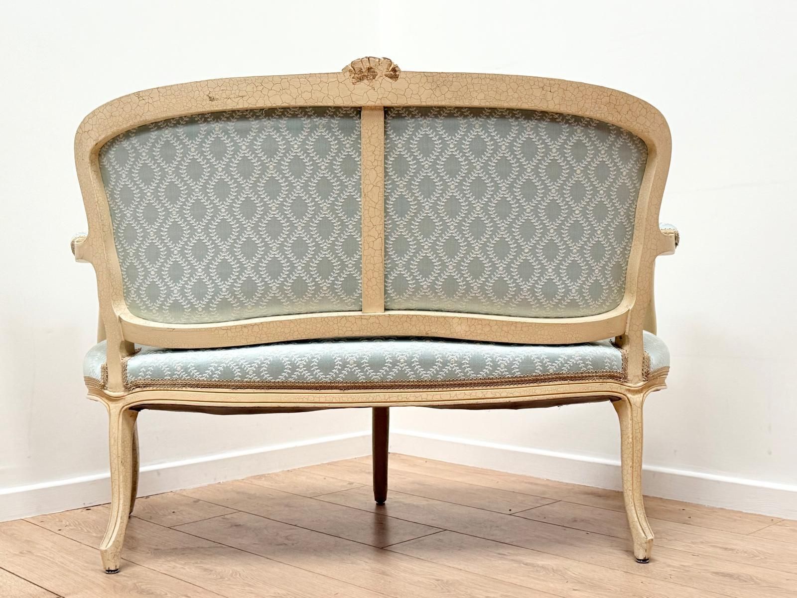 photo for sale Very Elegant French Regency Begere Louis XV Style Sofa 0221.