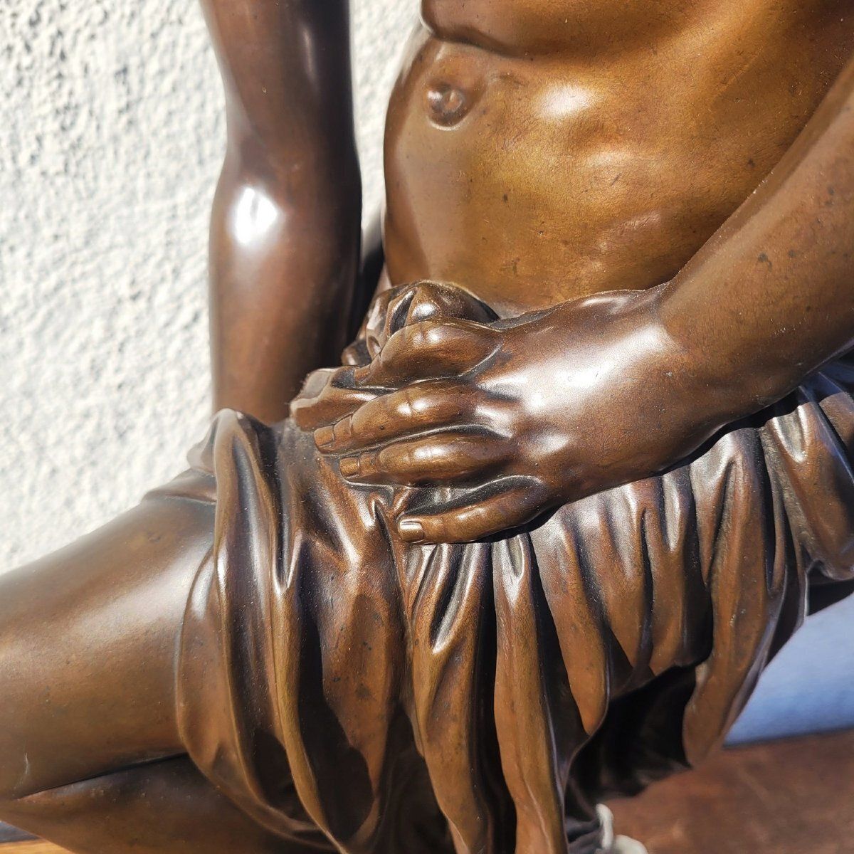 Art Allegrain   Barbedienne, Venus At The Bath, Signed Bronze, 19th Century photo