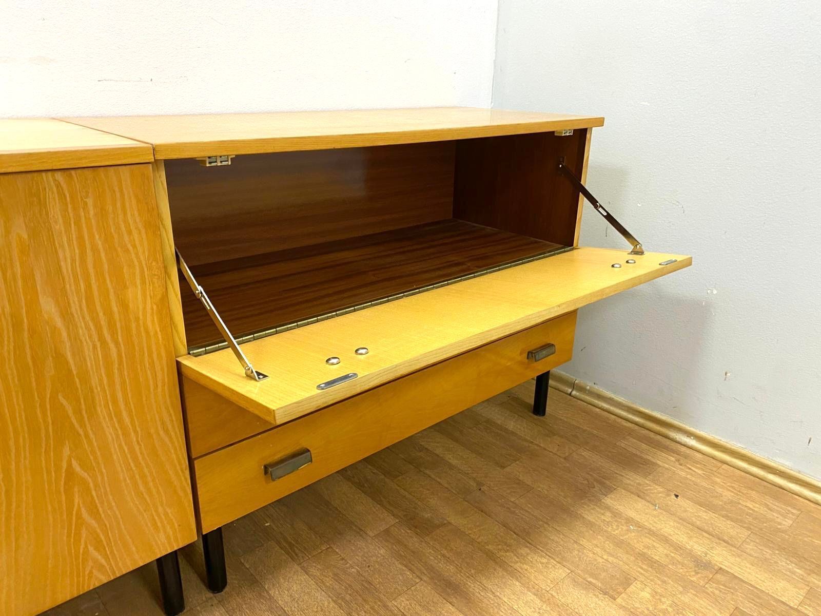 Retro Chests Of Drawers Interior, 1960s (Czech Design) photo vintage