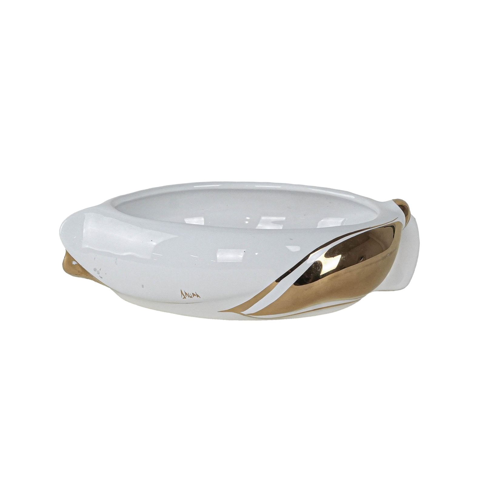 Porcelain Platter, Italian Design, 1970s, Production: Italy