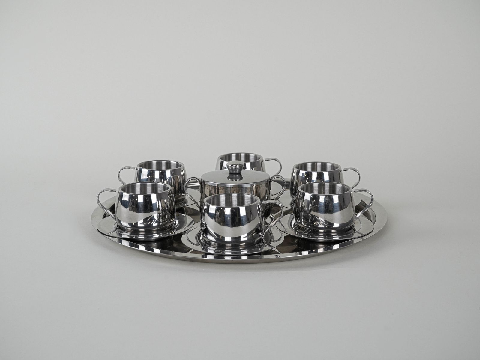 Coffee Set, Italian Design, 1980s, Manufactured In Italy photo for sale