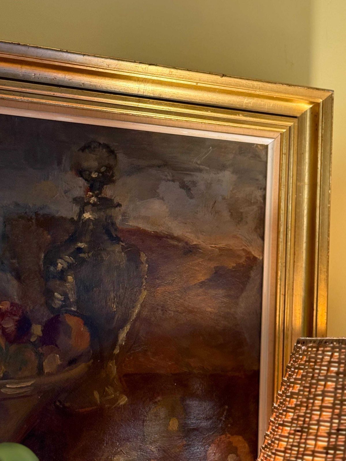 Antique Danish Still Life Oil Painting By Mogens Vantore photo Art