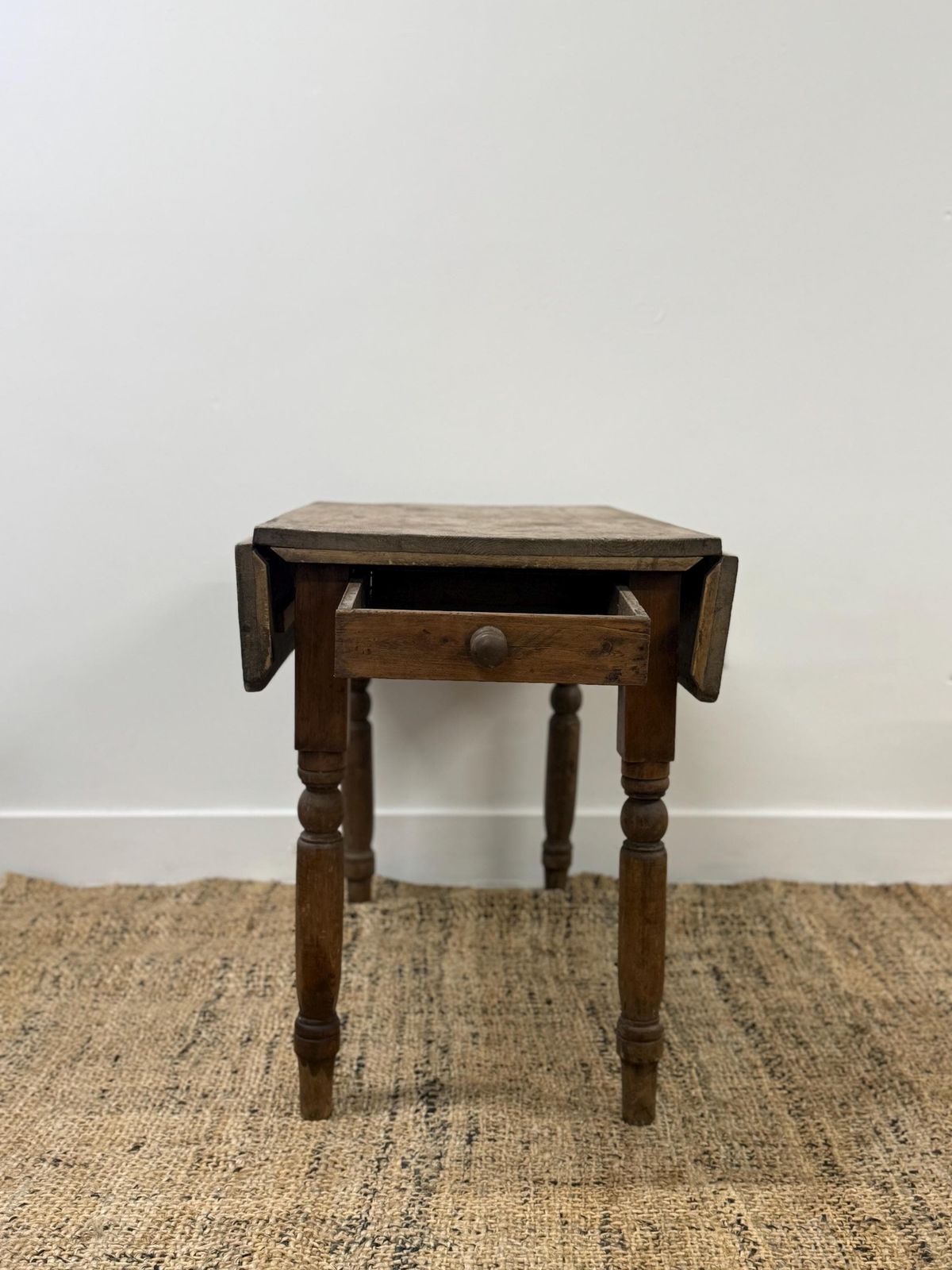 Victorian Pine Farmhouse Table photo vintage