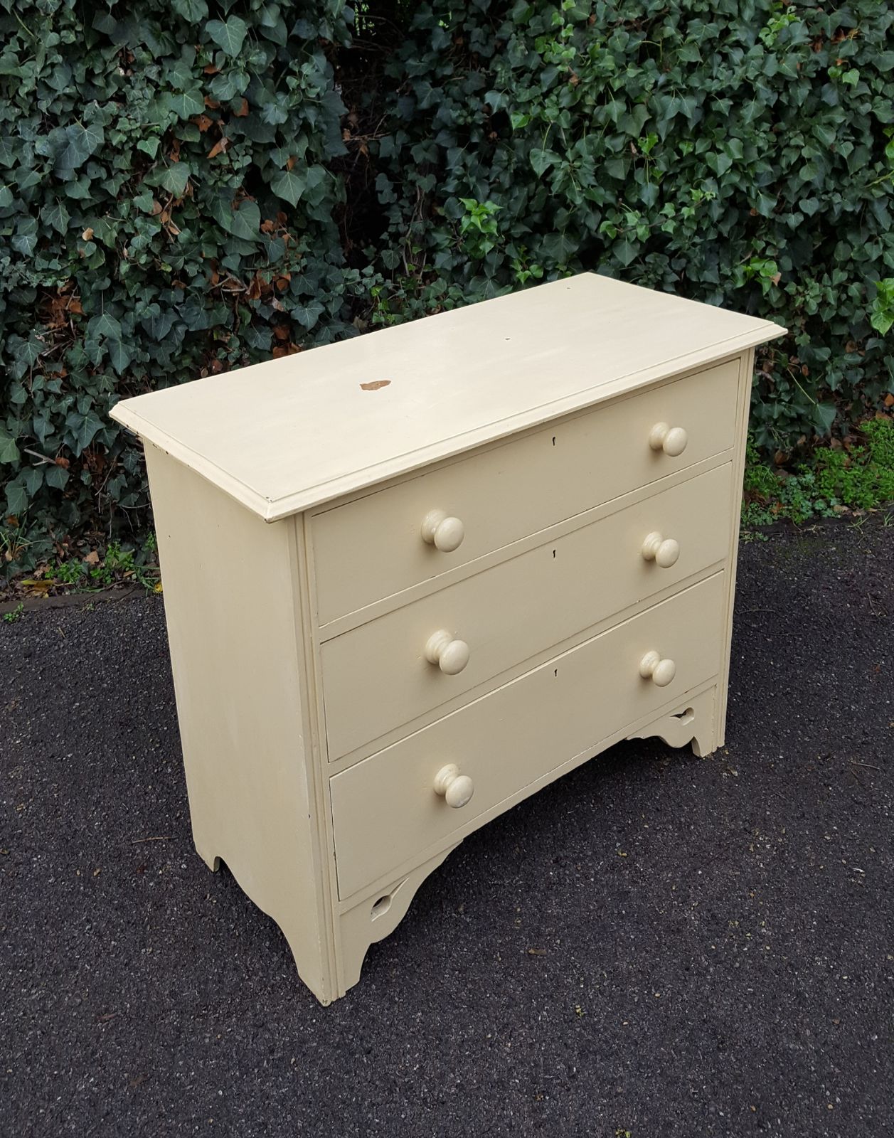 Painted Victorian Chest Of Drawers photo vintage