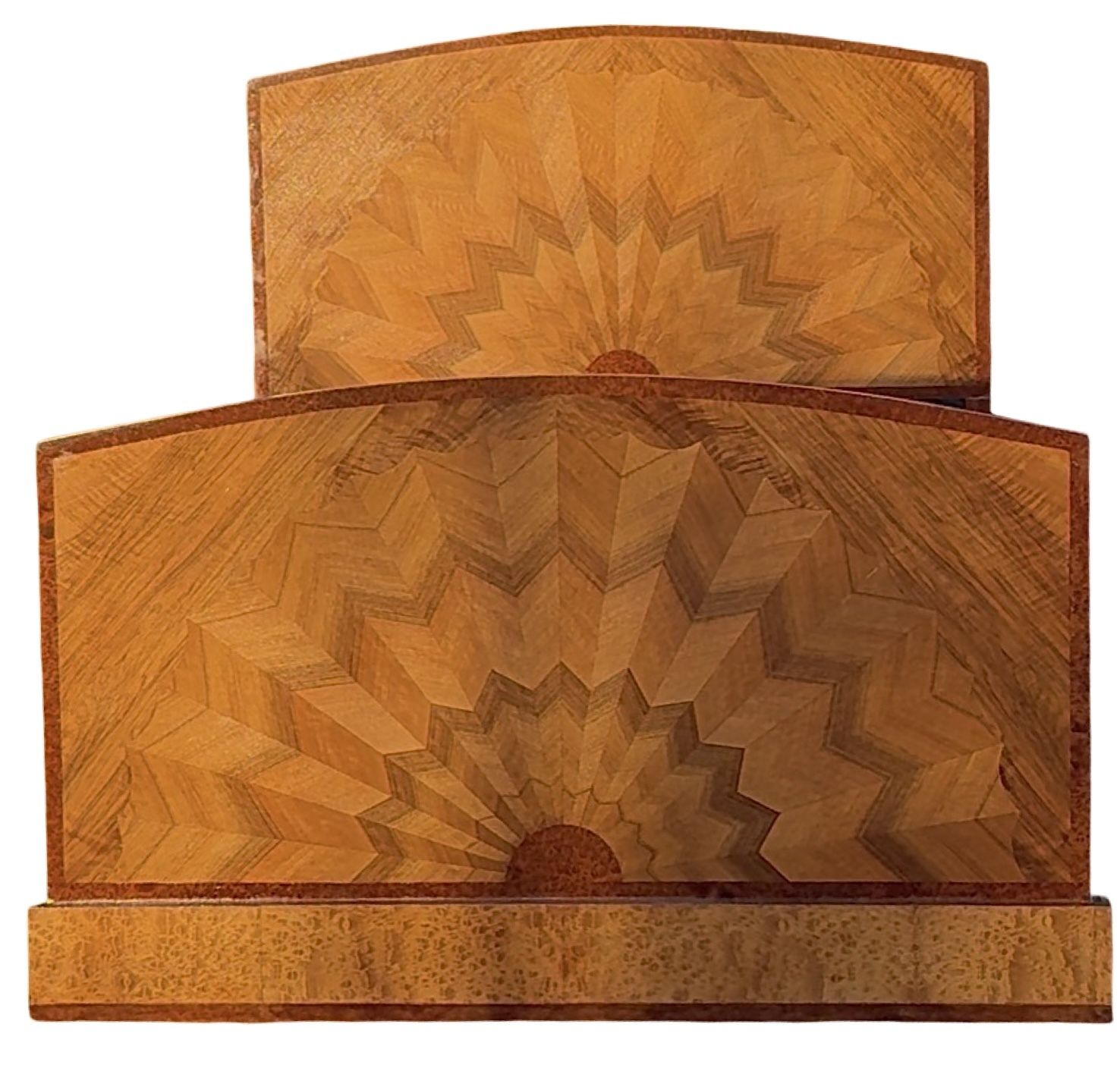 Art Deco Starburst Double Bed, 1930s photo furniture