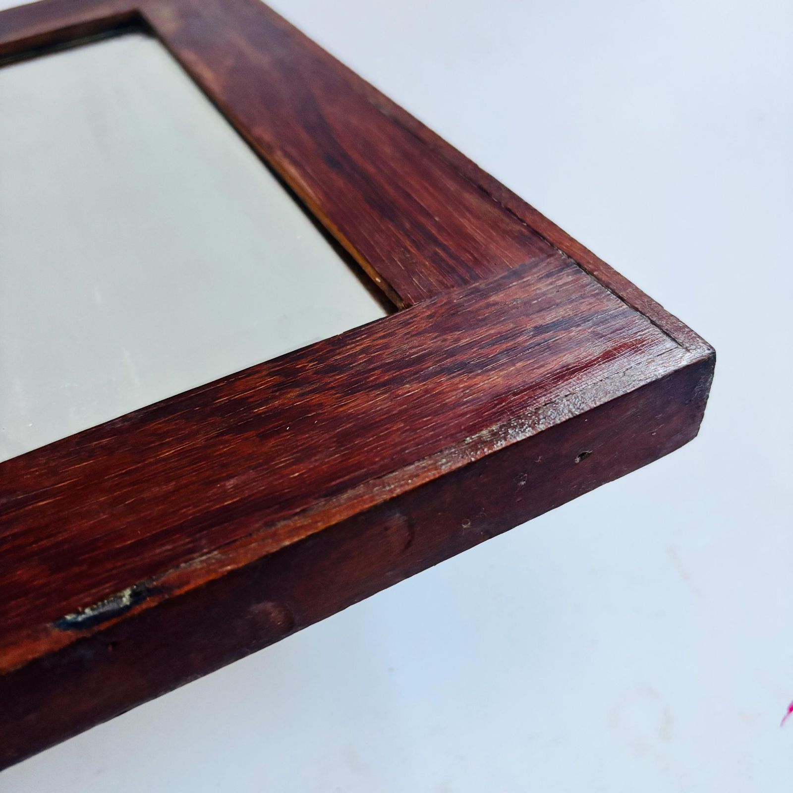 photo for sale Exquisite 1900s Antique Victorian Mahogany Hall Bevelled Mirror