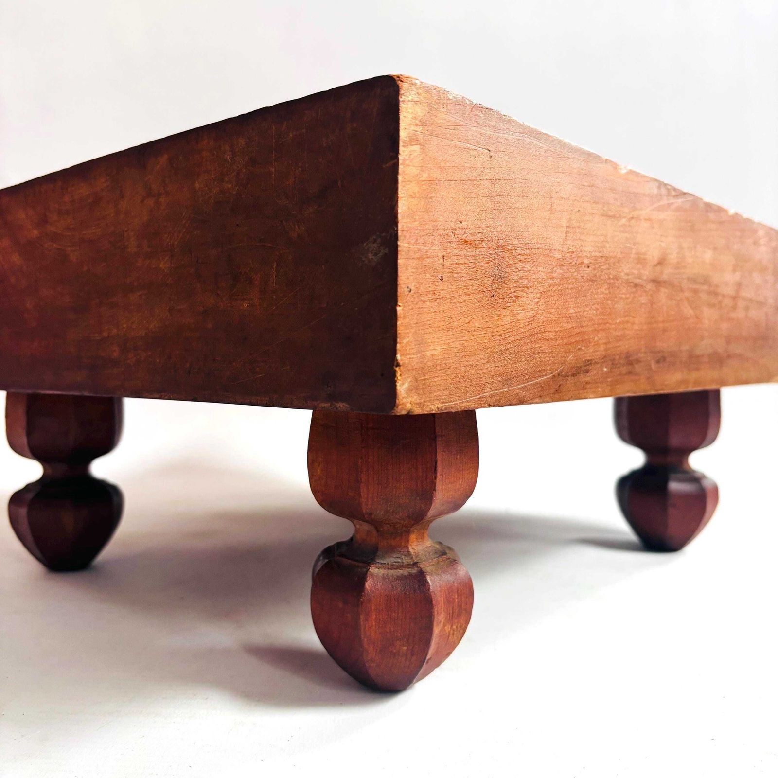 Antique Kaya Or Zelkova Wood Shogi Go Table: 100 Year Old Wood Japanese Board photo 365.0