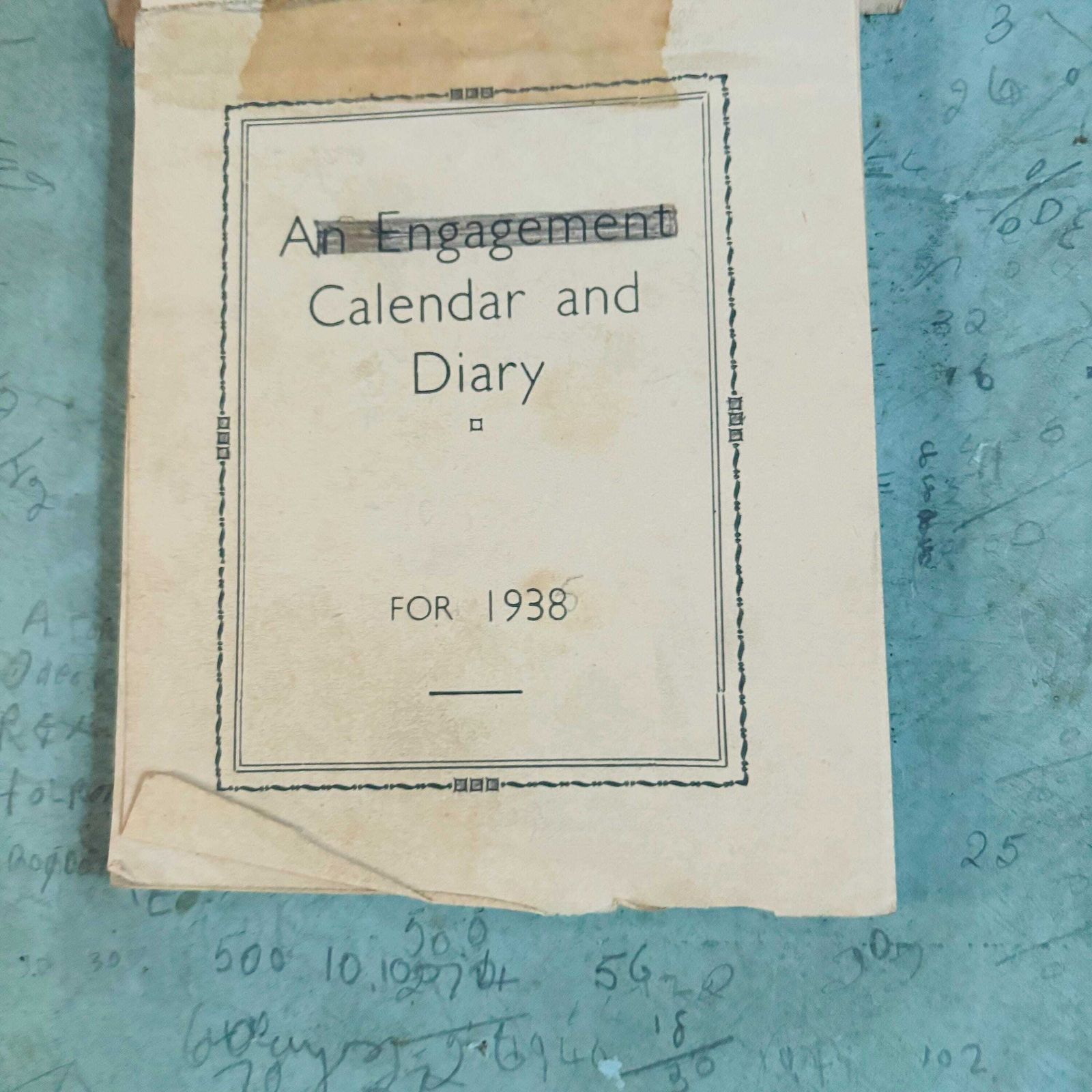 Antique 1930s South London Diaries: Teen Boy's Story, Rare Collector's Pair photo 65.0
