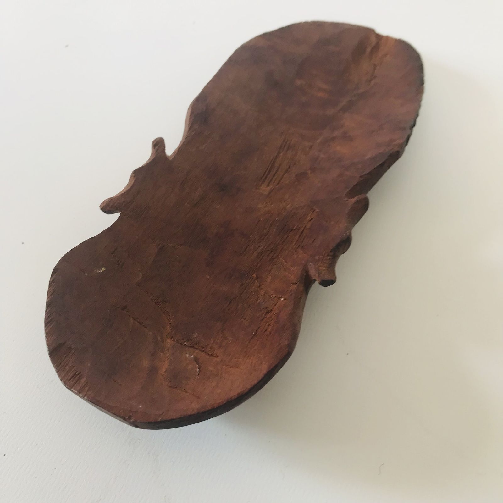 photo furniture Mid Century Ebony Wood Lady Face Mask   1970s African Decor