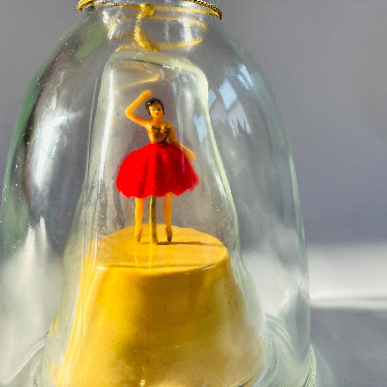 Vintage Lucas Bols Ballerina Music Bottle: Dutch Collectible With Red Tutu photo vintage