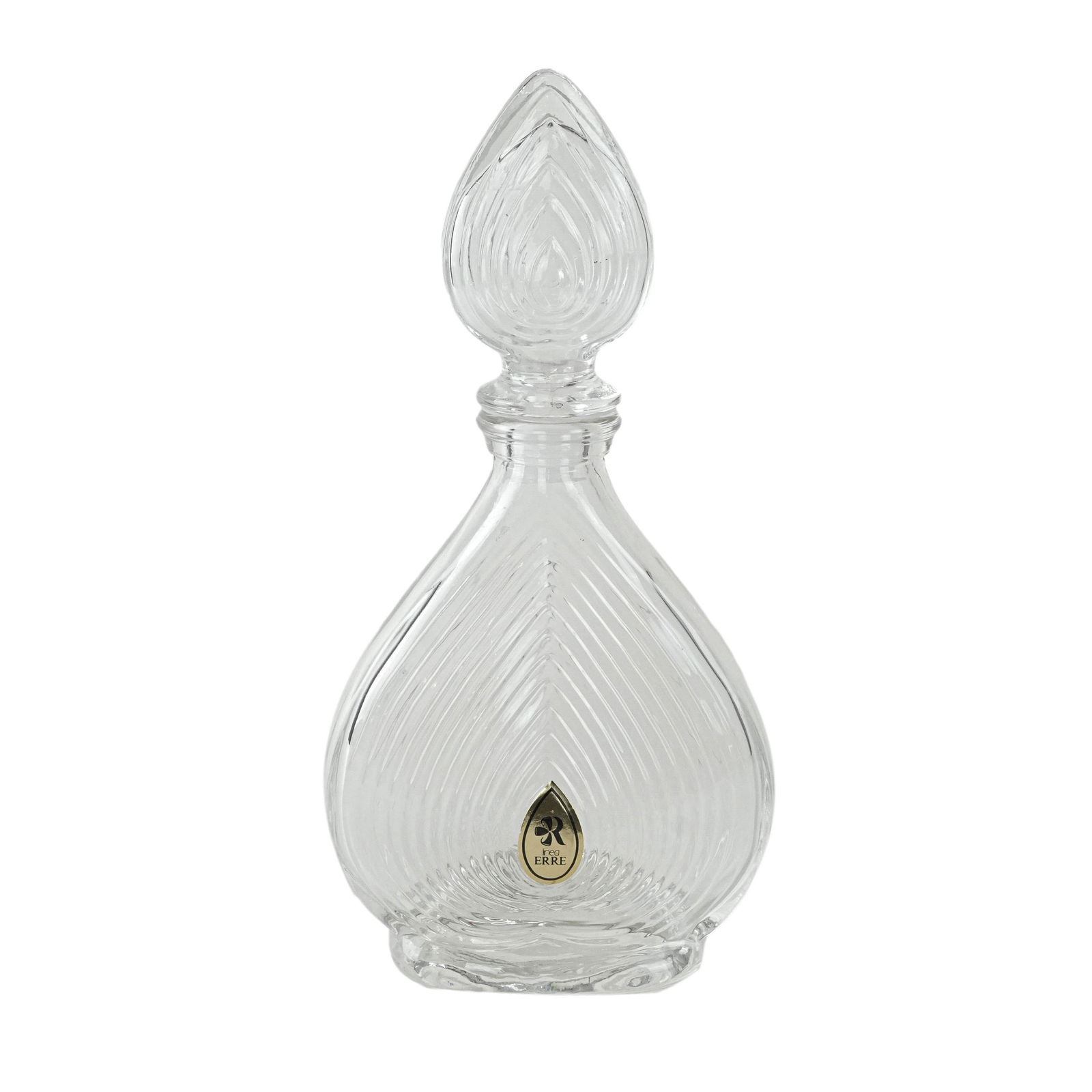Crystal Carafe, Italian Design, 1970s, Manufactured By Erre