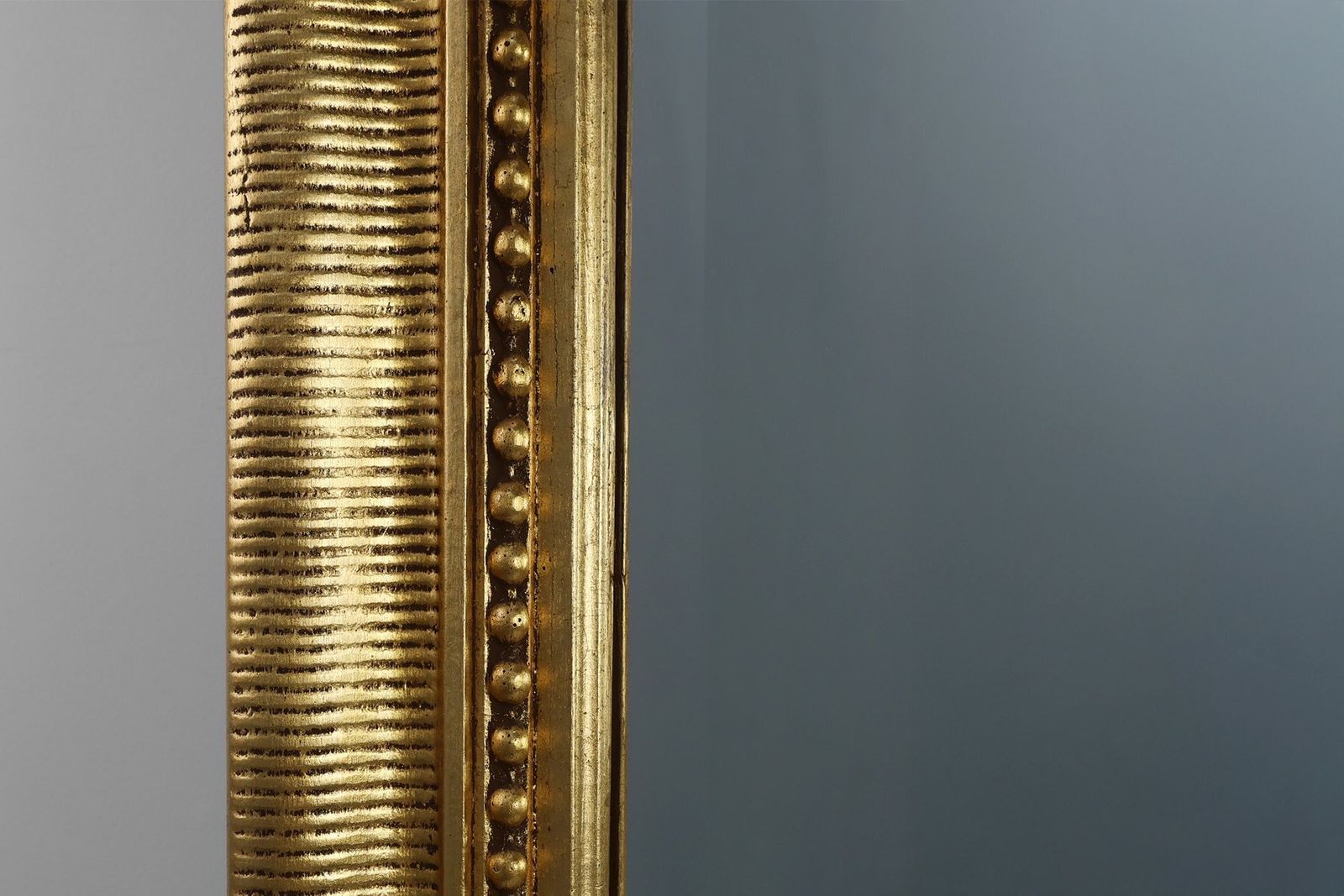 Baroque Mantel Mirror In Carved Wood And Gilded Plaster, France, 1850s photo Home Decor