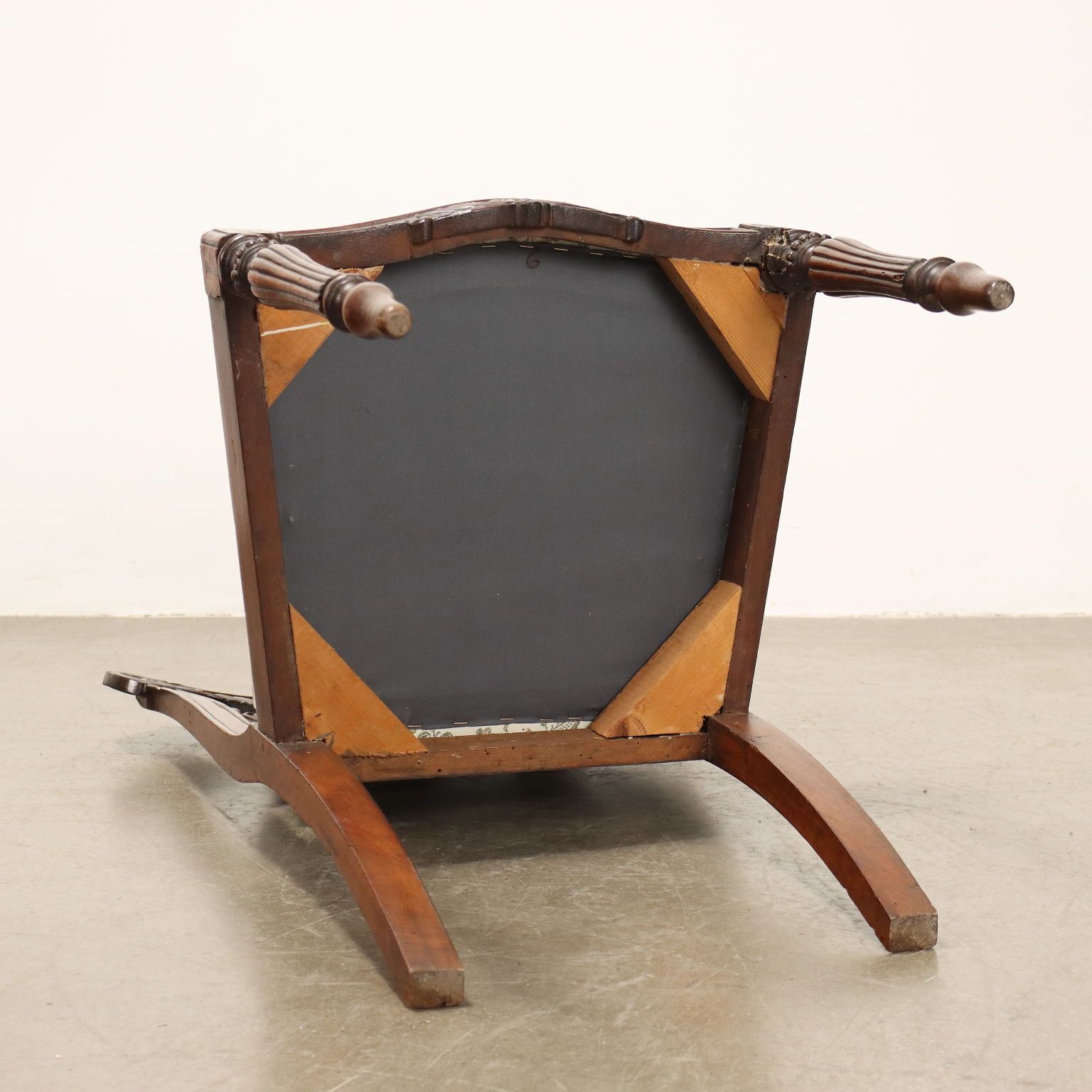 Furniture Antique Chairs Restoration Period Carved Mahogany XIX Century photo
