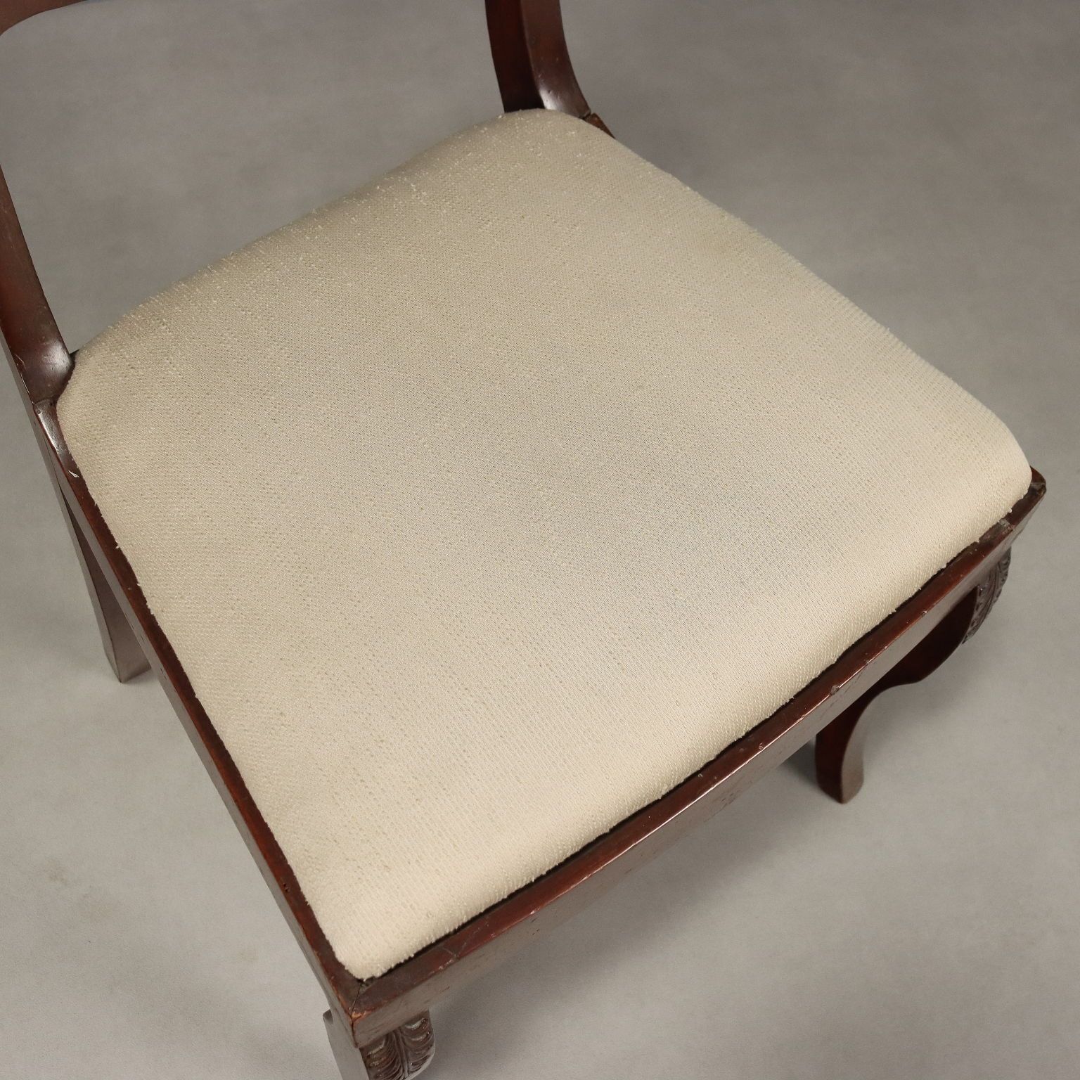 Antique Chairs Charles X Mahogany Fabric France XIX Century photo buy