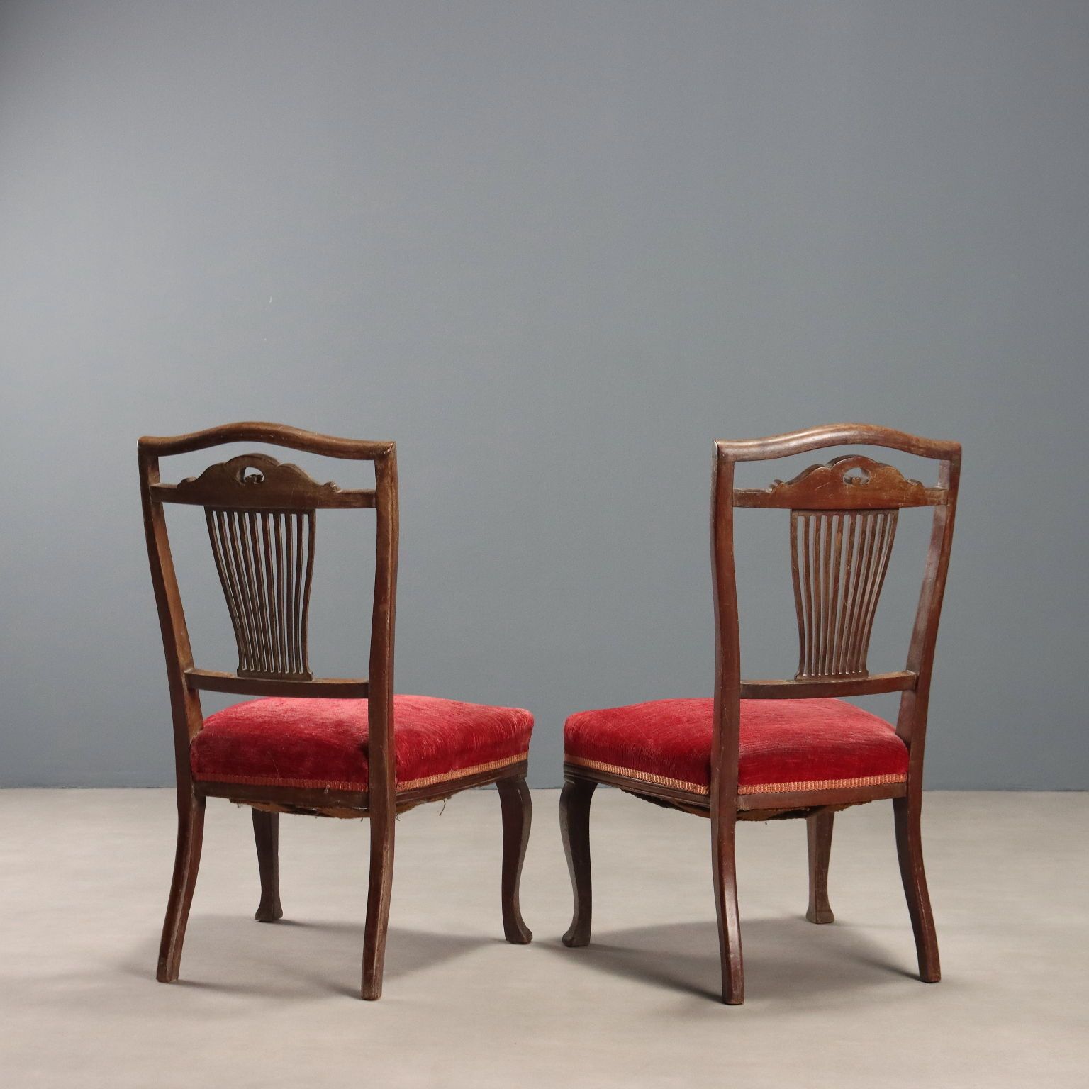 Coppia Di Sedie In Mogano photo Furniture