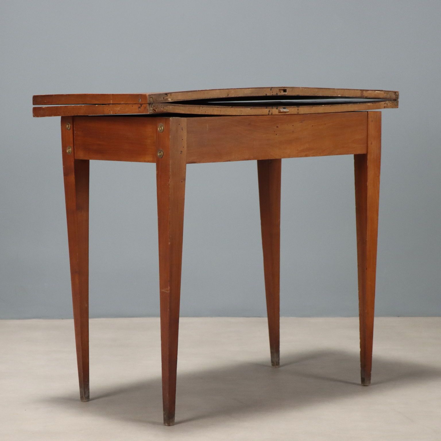 Antique Coffee Table Directoire Cherrywood Italy Early XIX Century photo vintage