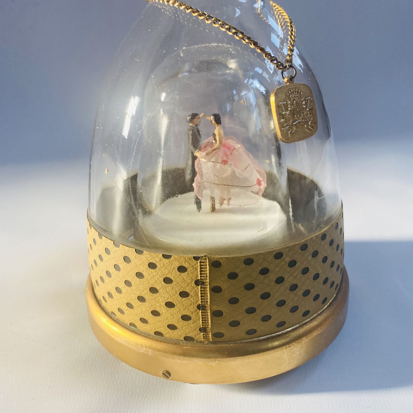 Rare French Ballerina Music Decanter: Mid Century Bols Prince Bottle photo furniture