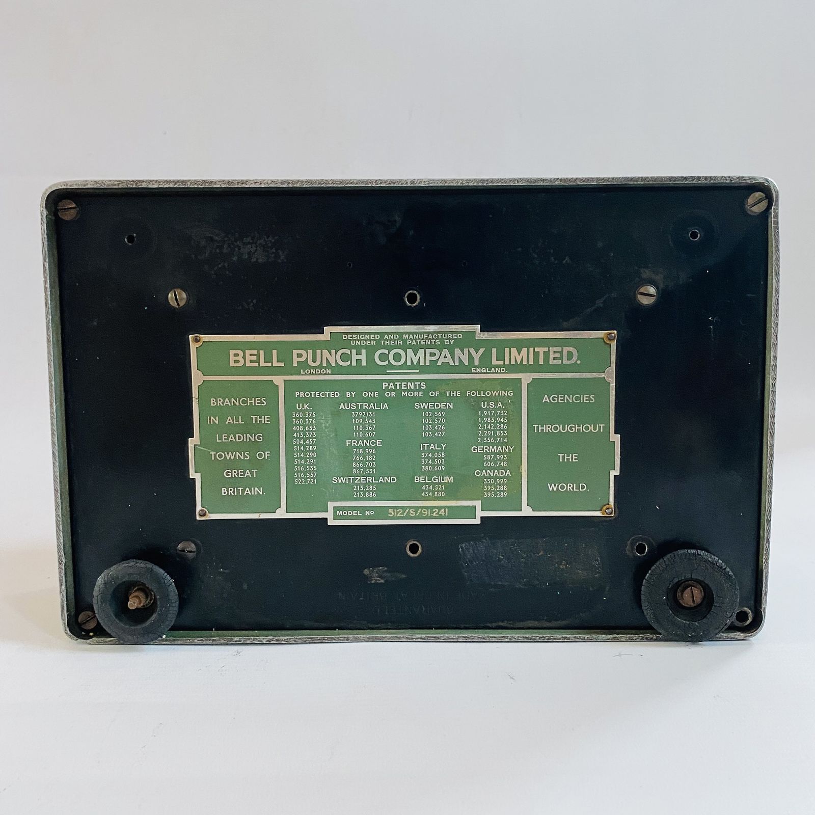 Antique Plus Bell Punch Calculator /Mid Century 1950s Accountancy Tool / Antique Calculator Peaky Blinders photo for sale