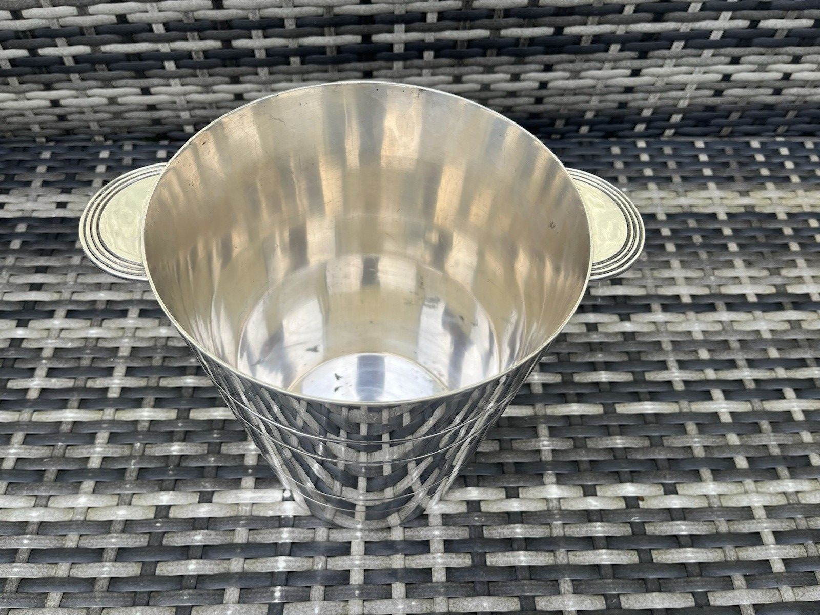 photo buy Quality Elkington Silver Plated Art Deco Champagne Wine Bottle Ice Bucket Cooler