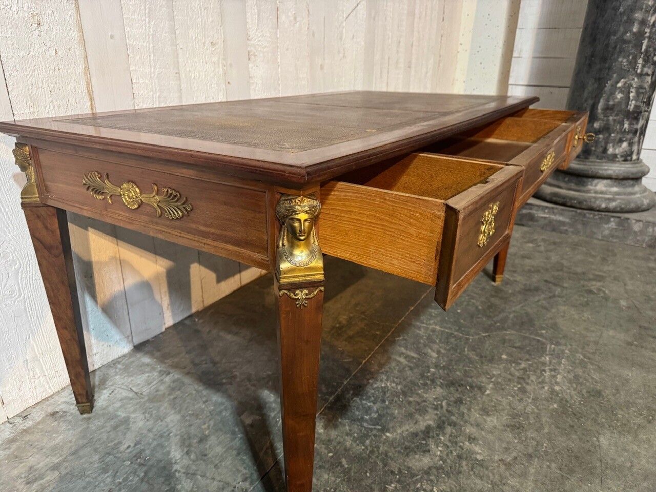 French Empire Writing Desk, 1800s photo vinterior