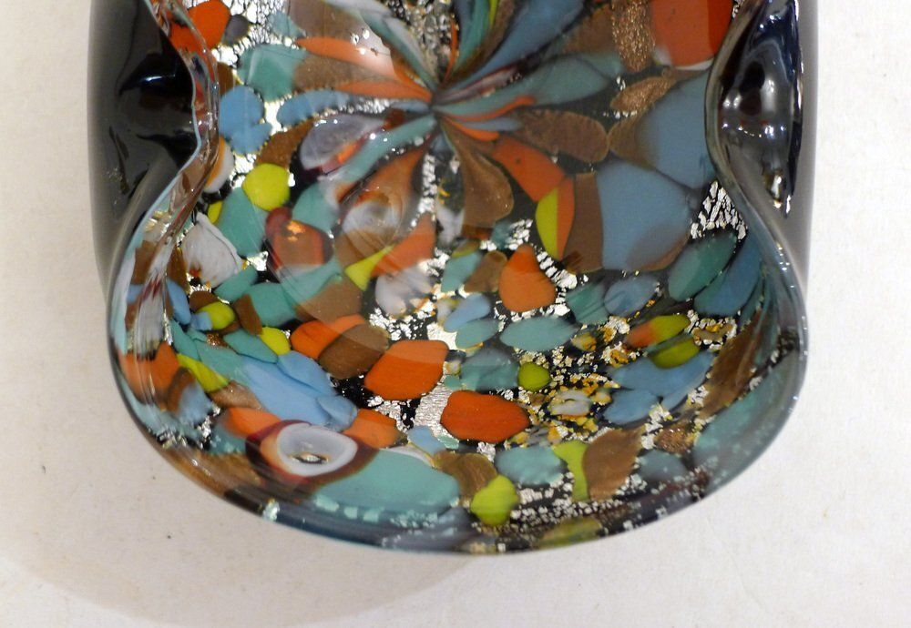 photo for sale Confetti Ashtray In Blown Murano Glass, 1950s