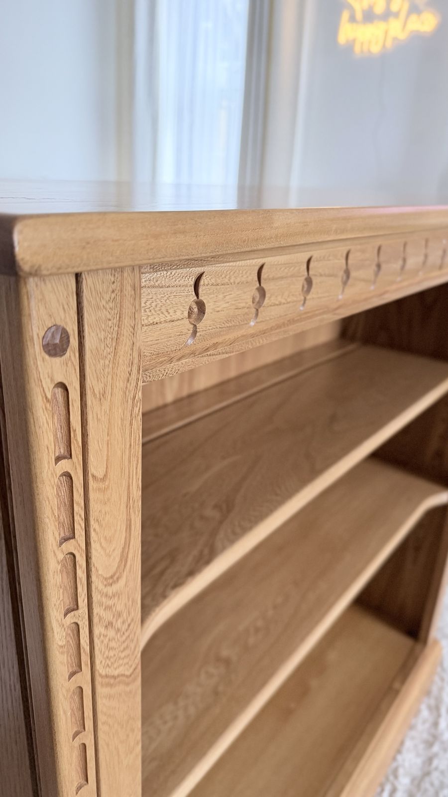 photo for sale Ercol Golden Dawn Elm Open Bookcase