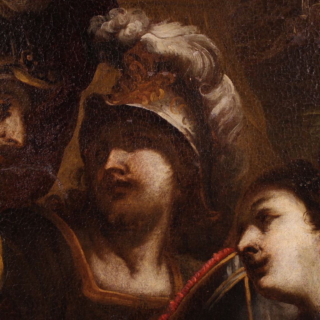 photo for sale 17th Century Mythological Painting, The Dispute Between Agamemnon And Achilles Over Briseis