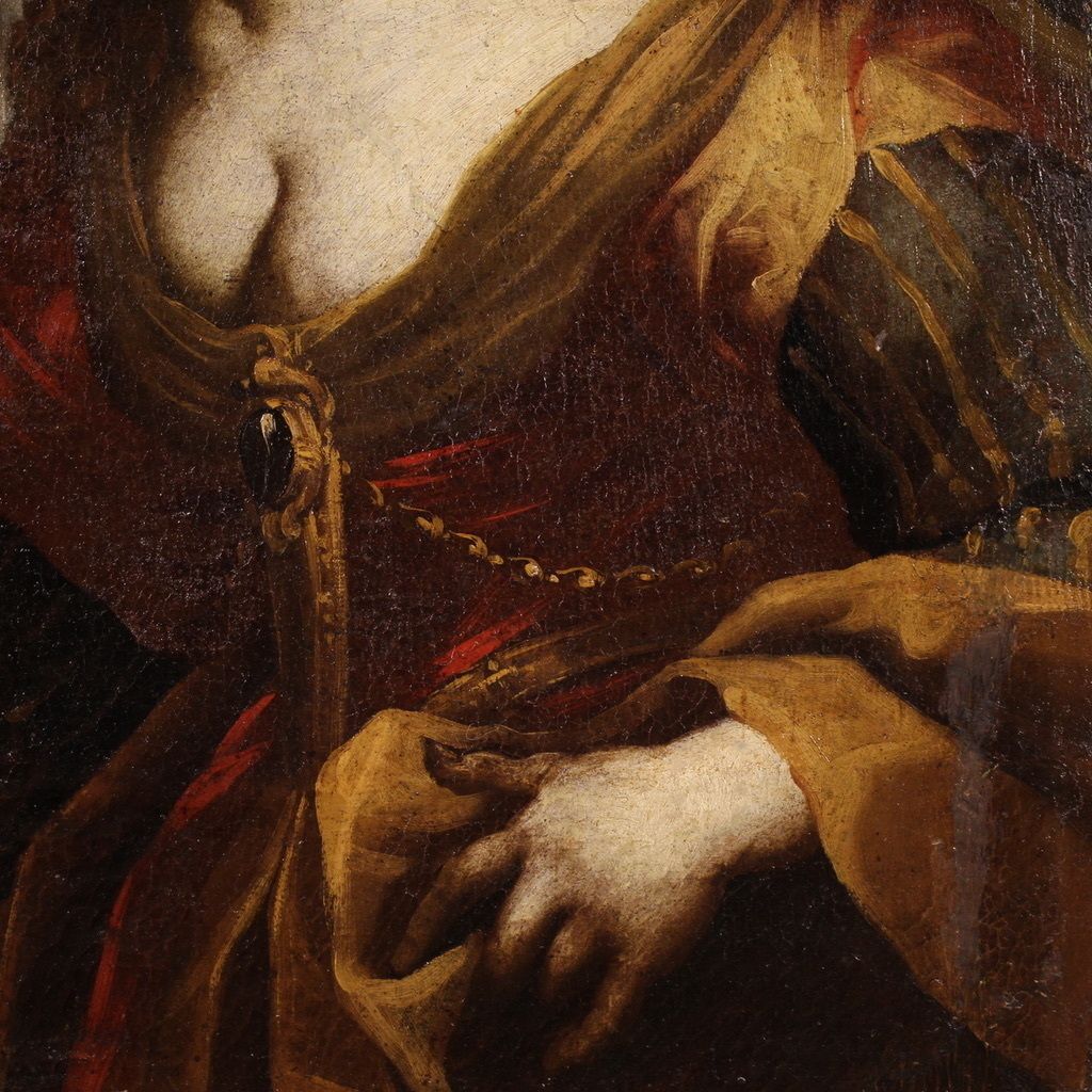 7200.0 17th Century Mythological Painting, The Dispute Between Agamemnon And Achilles Over Briseis photo