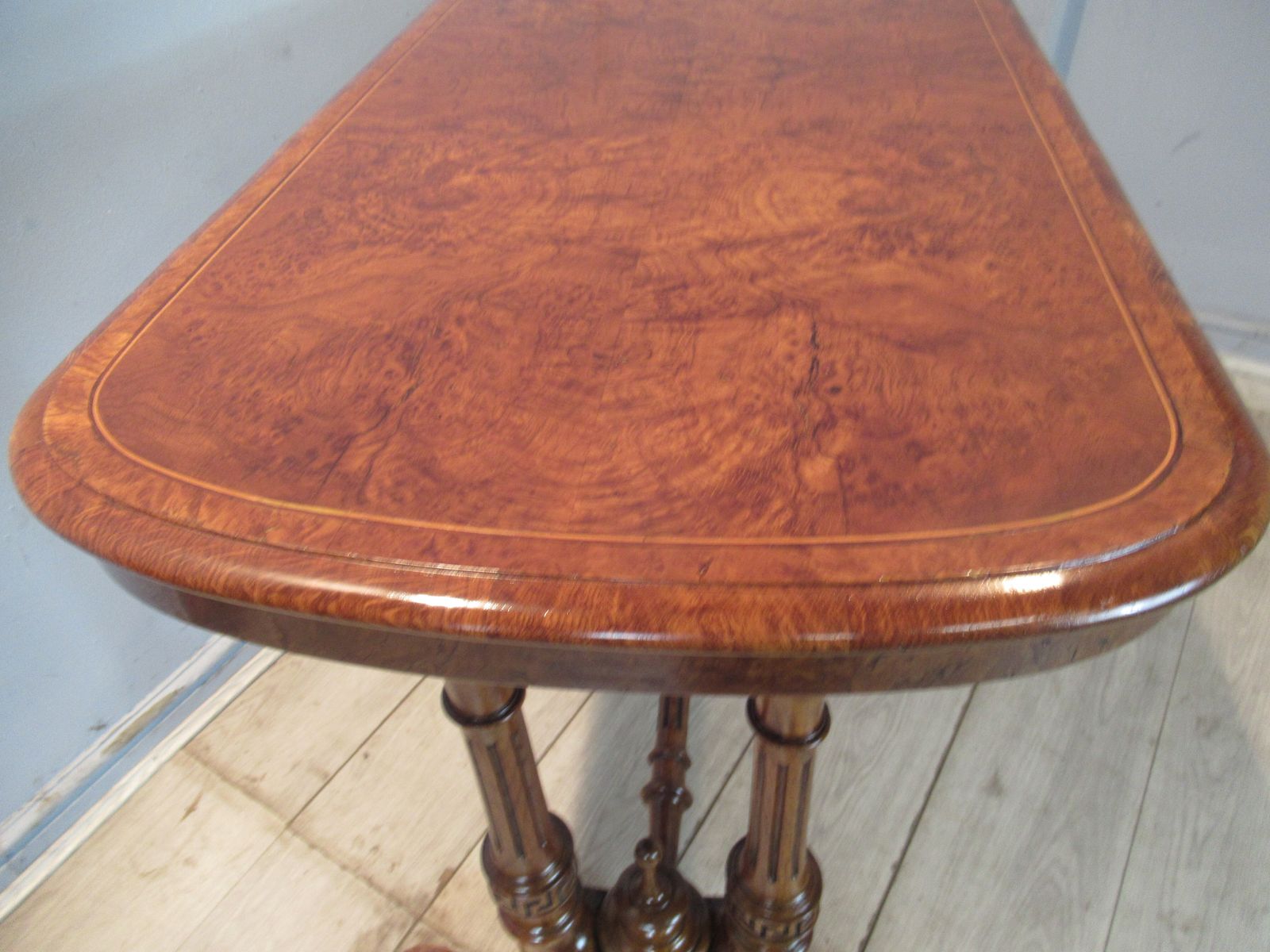 Quality   Victorian   Burr Oak   Side Table photo buy