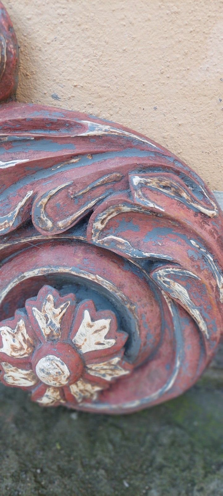 Coppia Grandi Fregi  Legno Intagliati XVII Secolo Barocchi photo Art