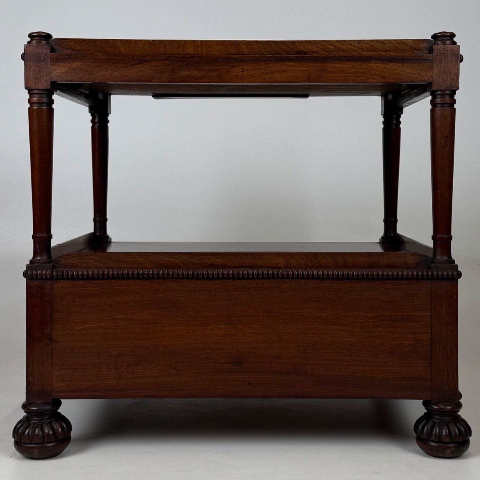Antique 19th Century Small Regency Cabinet In Mahogany photo 625.0