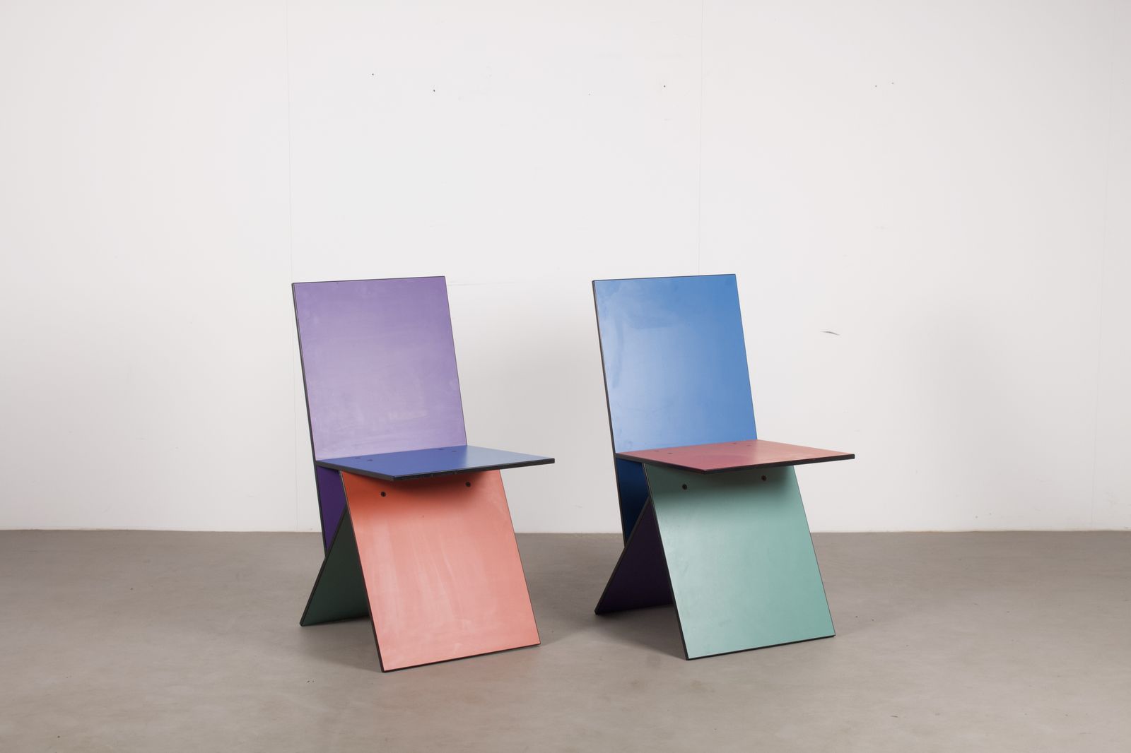 Vintage Set Of Four "Vilbert" Chairs By Verner Panton For Ikea, Sweden 1990s photo vinterior