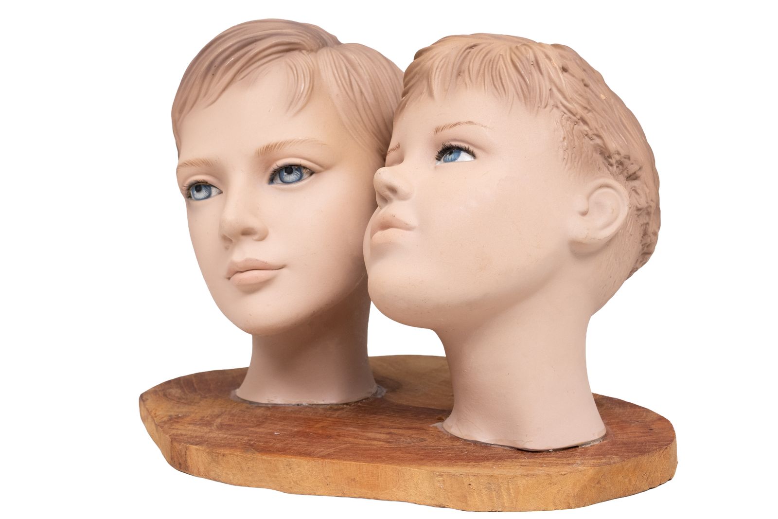 Boys Mannequin Heads 1960s Holland photo for sale