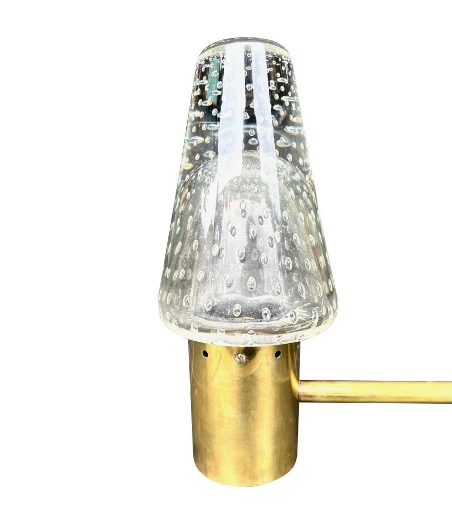 photo buy A Rare Pair Of 1950s Murano Glass And Brass Wall Lights By Gino Sarfatti And Archimede Seguso.