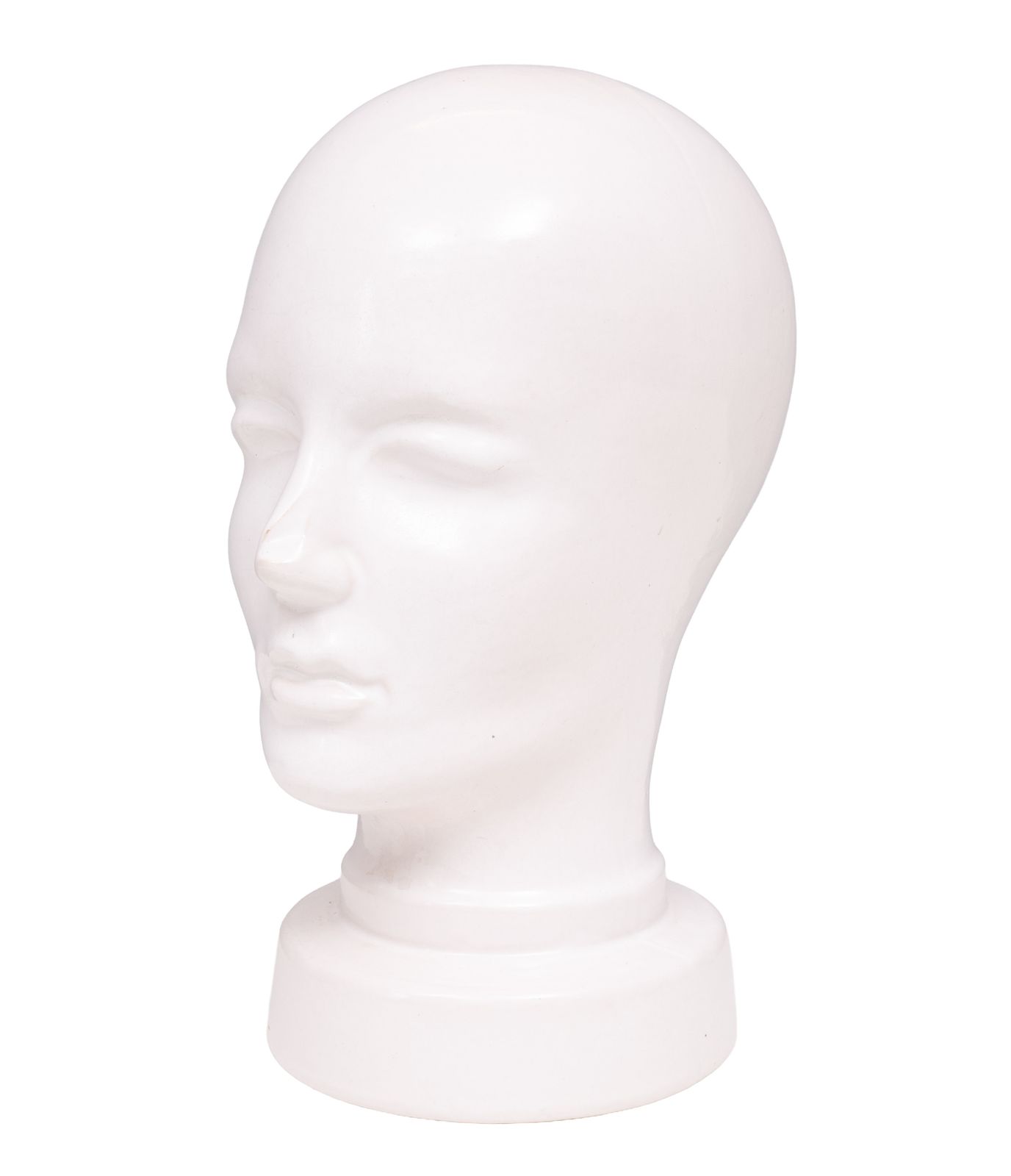 West Germany White Ceramic Mannequin Head 1970s Germany
