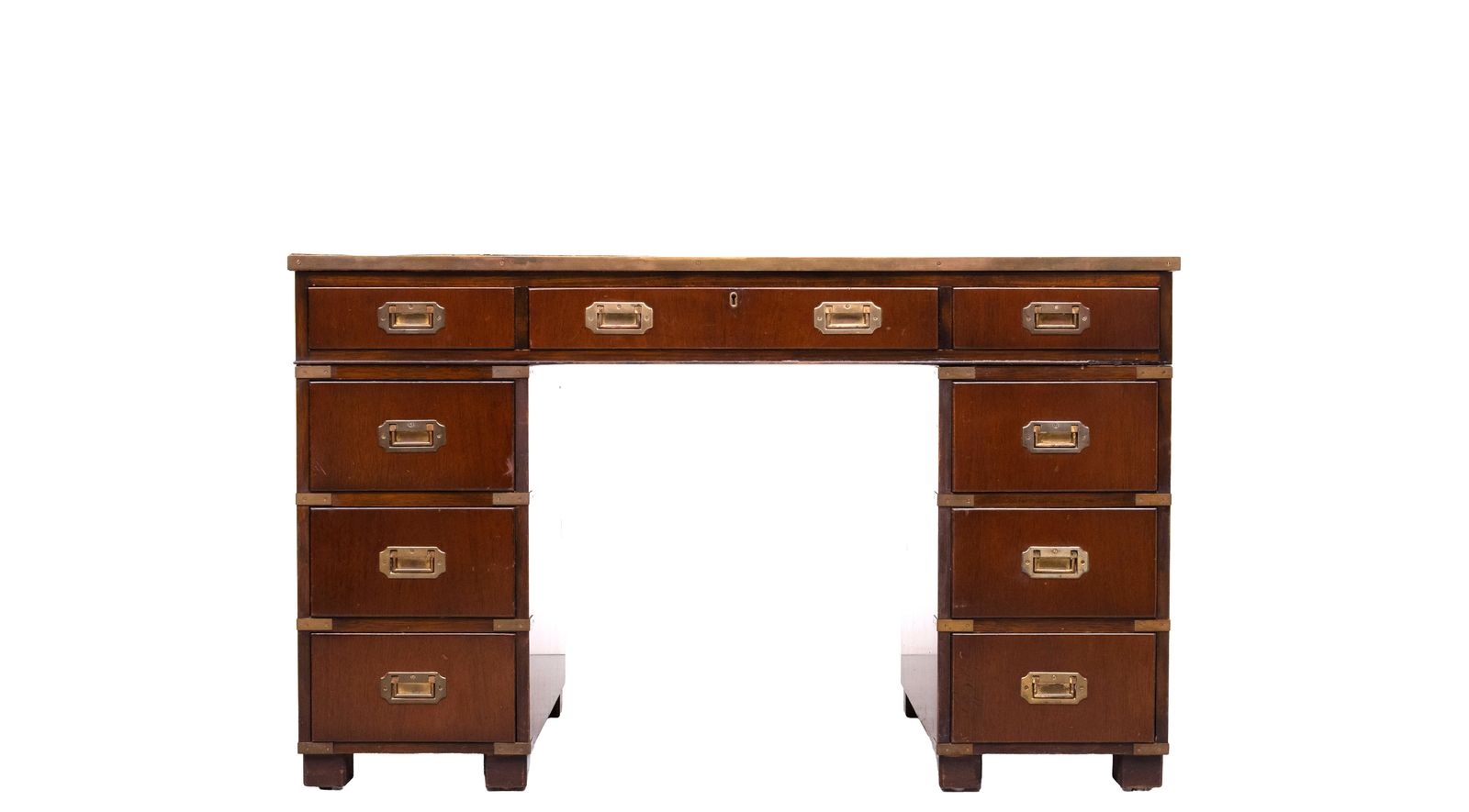Mahonie Campaign Bureau Door N. Norton Ltd England photo furniture