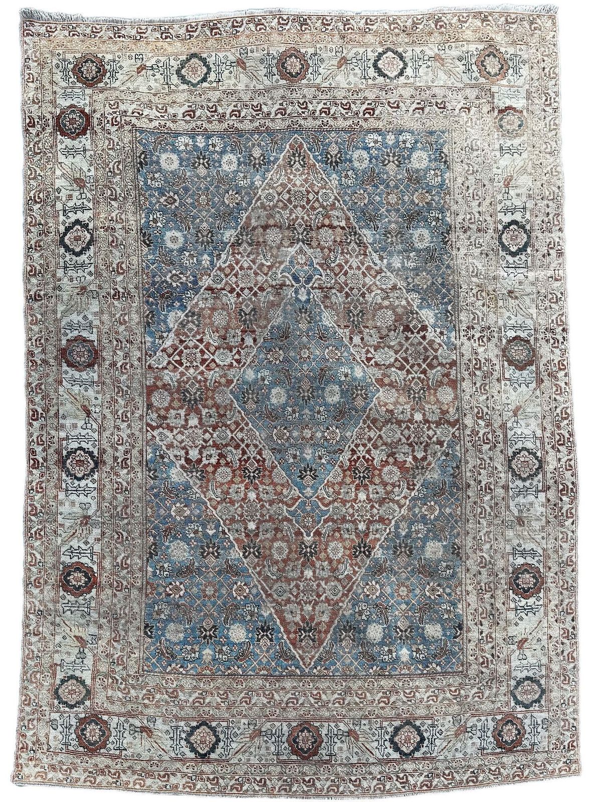 Antique Tabriz Rug 1.68m X 1.16m