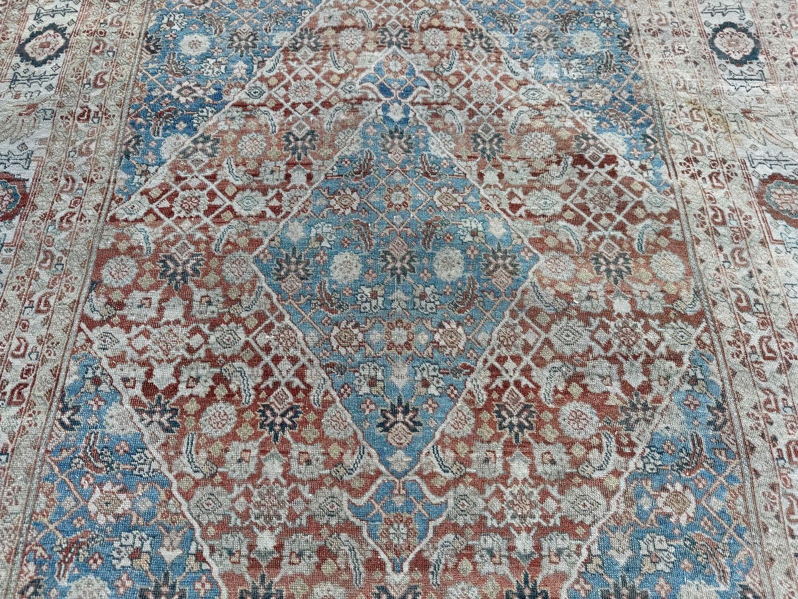 Antique Tabriz Rug 1.68m X 1.16m photo vintage