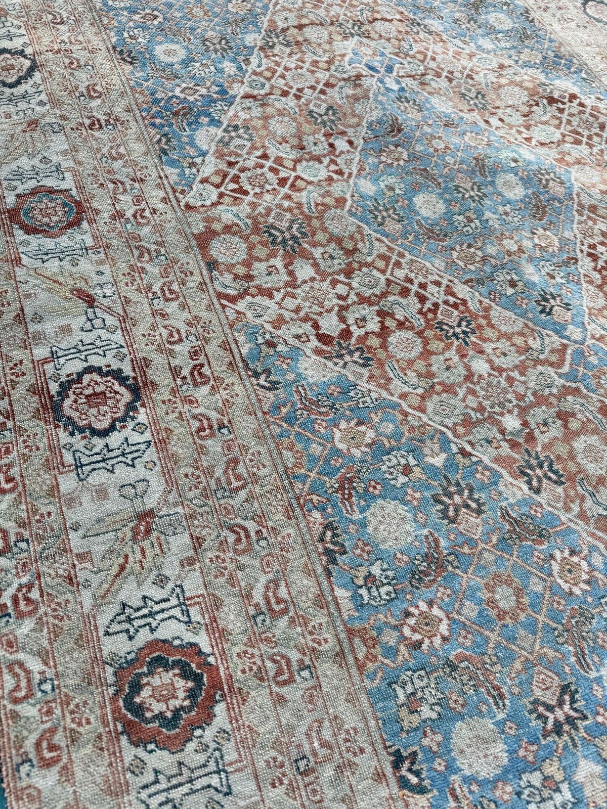 photo buy Antique Tabriz Rug 1.68m X 1.16m