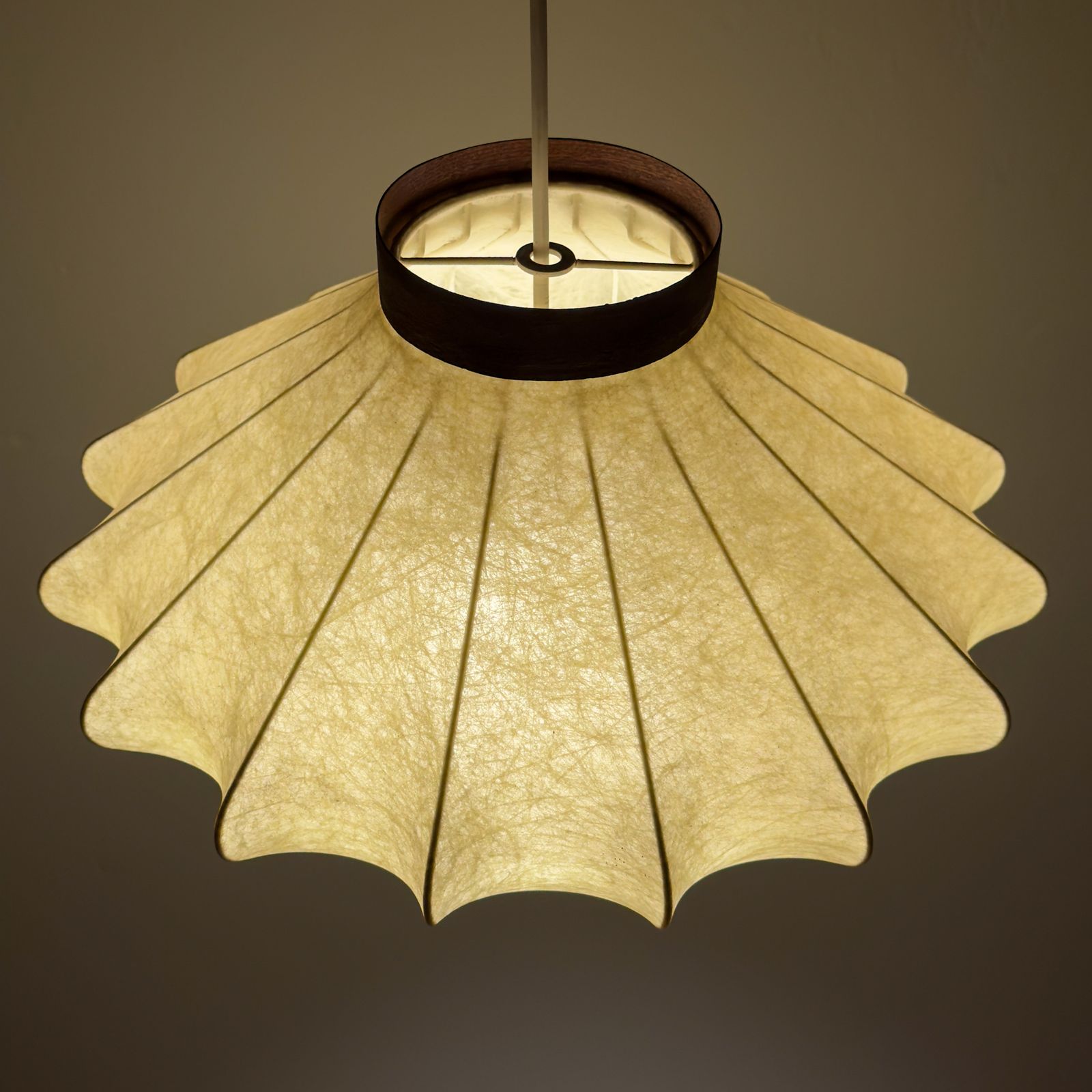 photo furniture Mid Century Cocoon Pendant Lamp, Achille Castiglioni, Italy 1960s